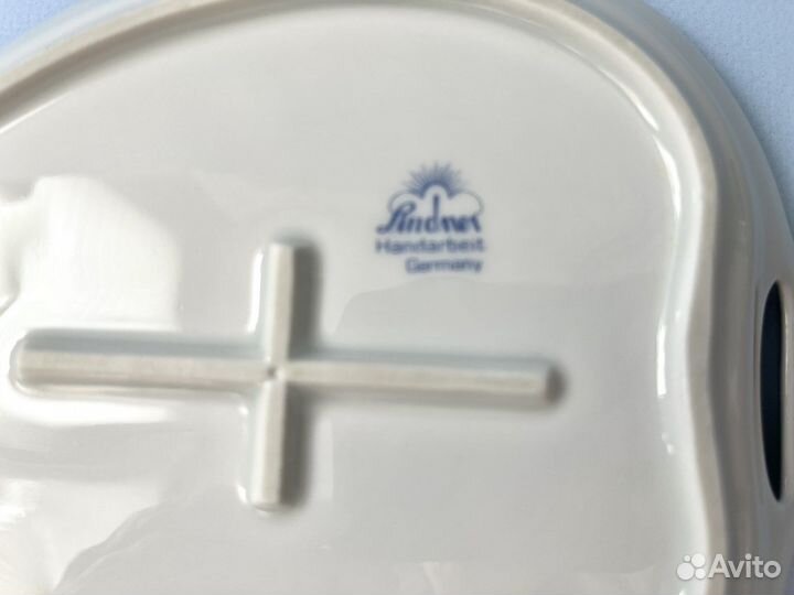 Икорница блюдо Lindner фарфор Германия винтаж