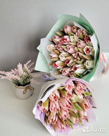 Зефирные тюльпаны