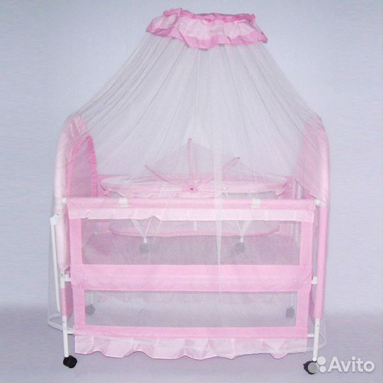 Детская кроватка манеж с матрасом