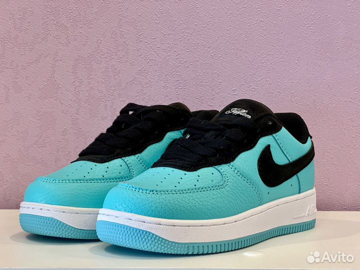Кроссовки детские nike air force 1 tiffany