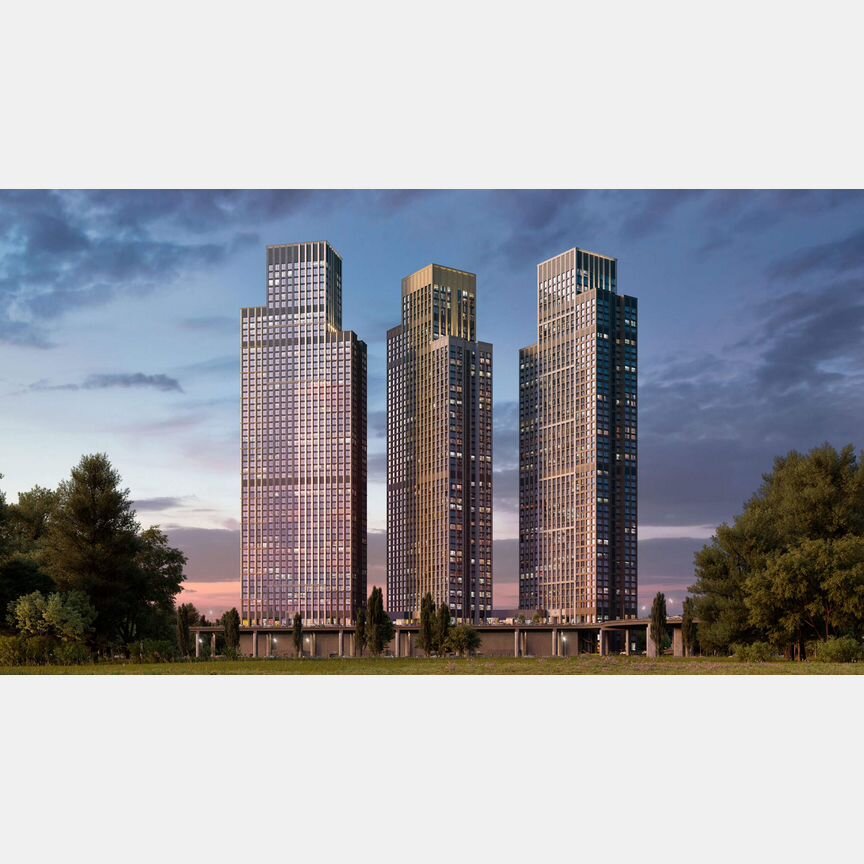 1-к. квартира, 53,7 м², 18/54 эт.