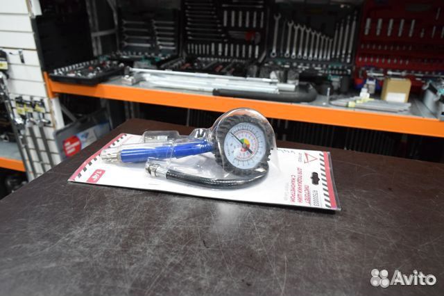 Пистолет для подкачки шин с манометром arnezi