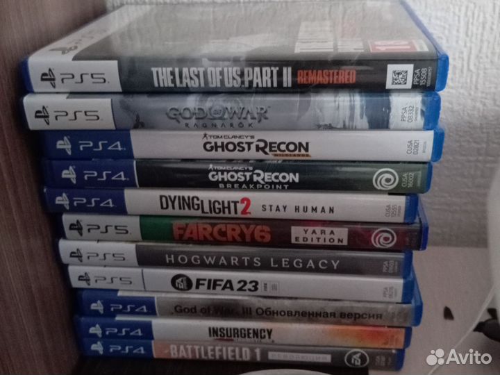 Диски игры для PS4