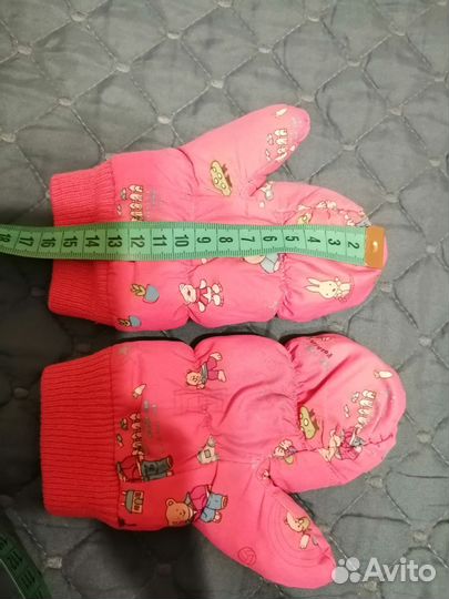 Варежки непромокаемые для девочки