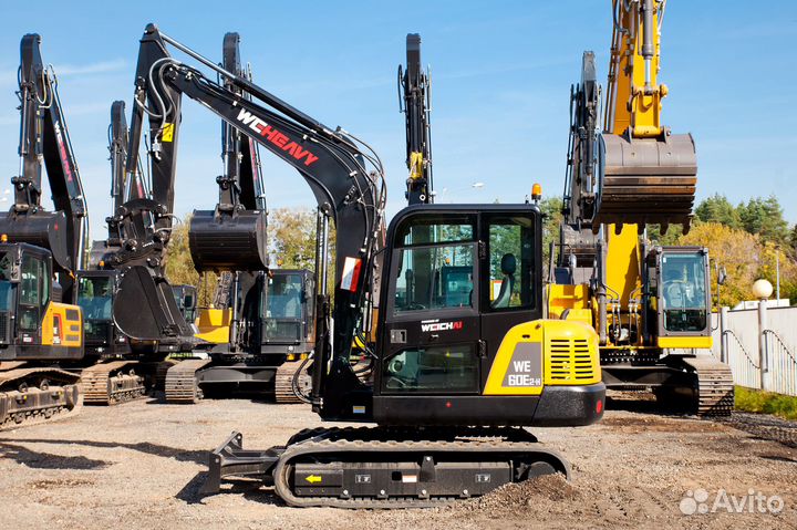 Гусеничный экскаватор WEHEAVY WE60E2-H, 2024