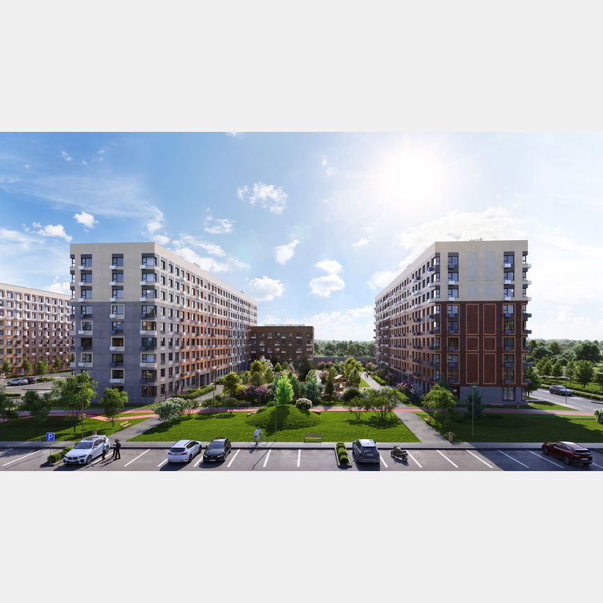 2-к. квартира, 46,4 м², 6/9 эт.