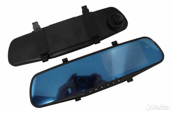 Автовидеорегистратор зеркало + камера заднего вида