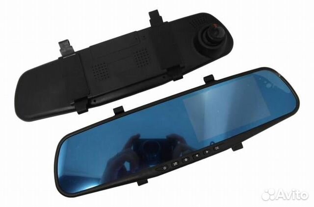 Автовидеорегистратор зеркало + камера заднего вида