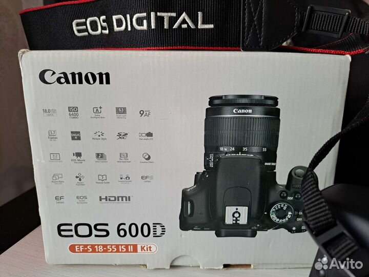 Зеркальный фотоаппарат Canon eos 600D+sigma 70-300