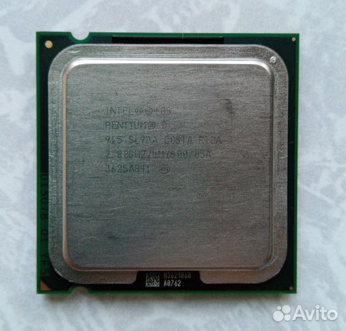 Процессор: Intel Pentium D 915 Socket LGA775
