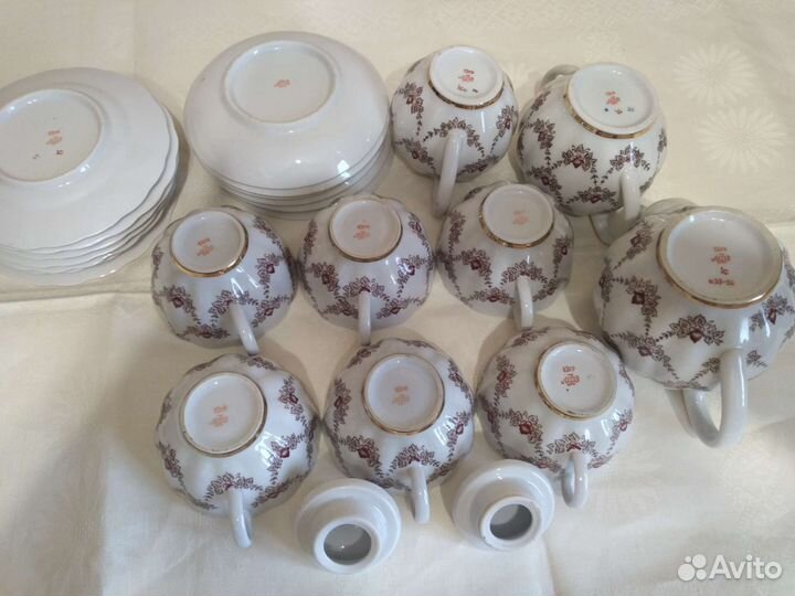 Чайный сервиз СССР дулево