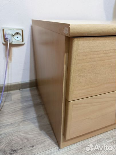 Тумба деревяная прикроватная б/у