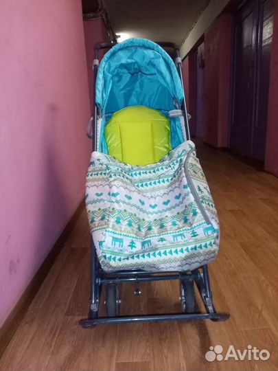 Коляска санки Умка 3в1