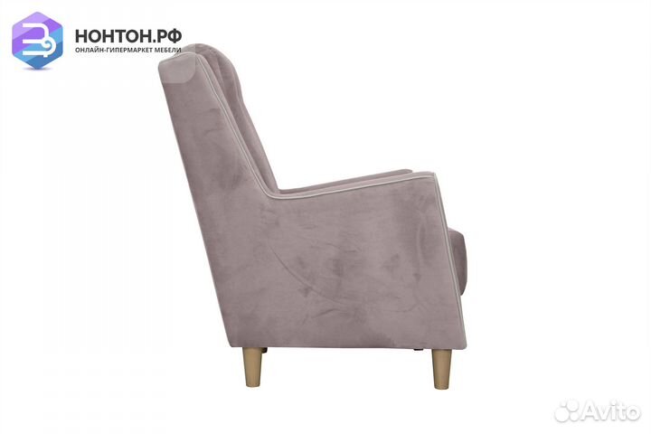 Кресло Айрин светло-розовое