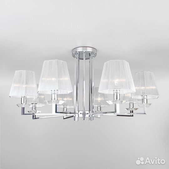 Потолочная люстра Eurosvet 60125/8 хром Smart a053