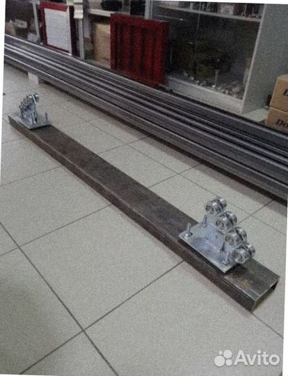 Направляющая балка для откатных ворот