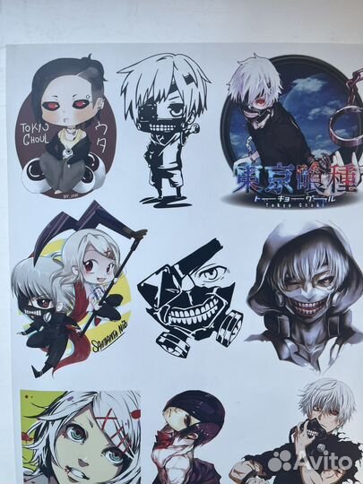 Наклейки Токийский гуль
