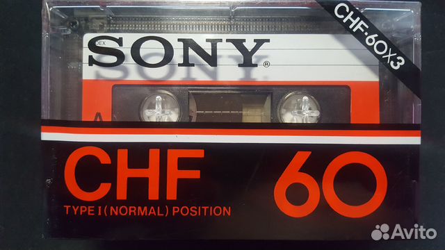 Аудио кассеты sony CHF 60