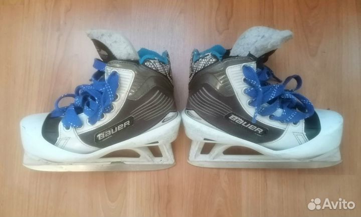 Хоккейные вратарские коньки bauer