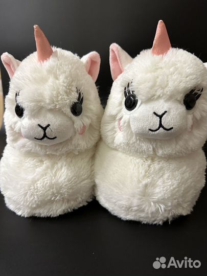 Тапки домашние Альпака Единорог