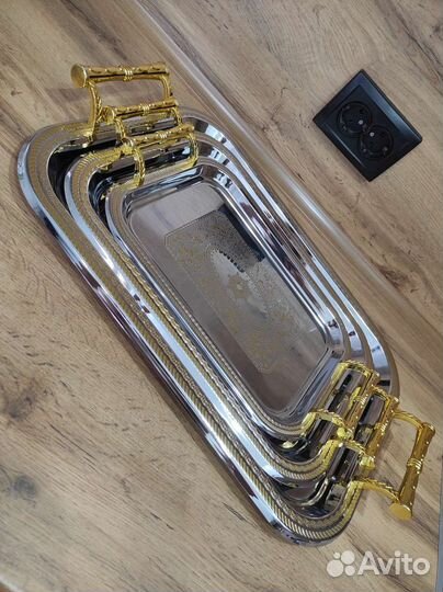 Поднос металлический новый