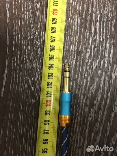 TRS балансный стерео кабель jack 6,3 (1 метр)