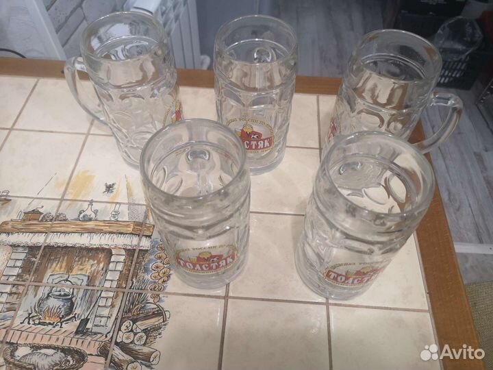 Кружка пивная новая 4 штук