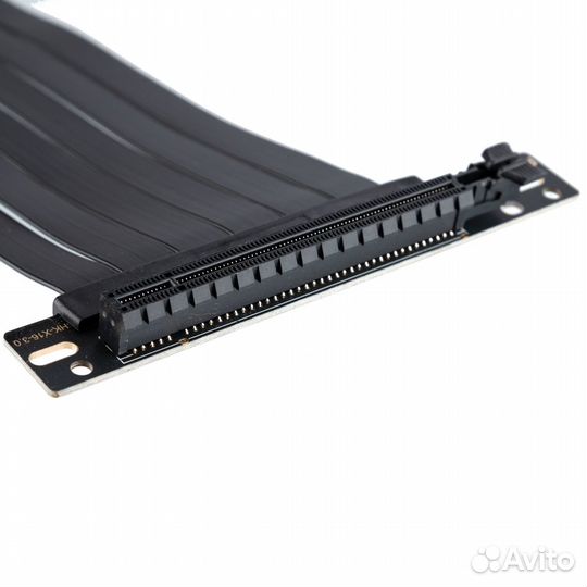 Райзер для видеокарты PCI-E 3.0x16 90 град, черный