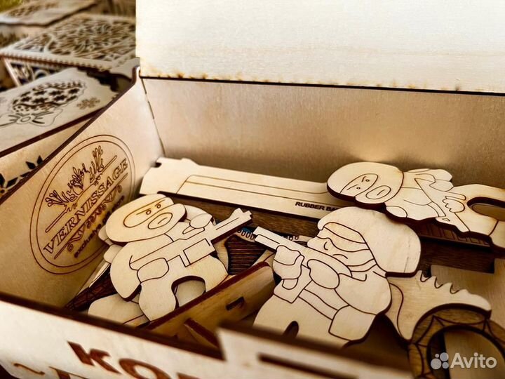 Лазерная резка и гравировка по дереву