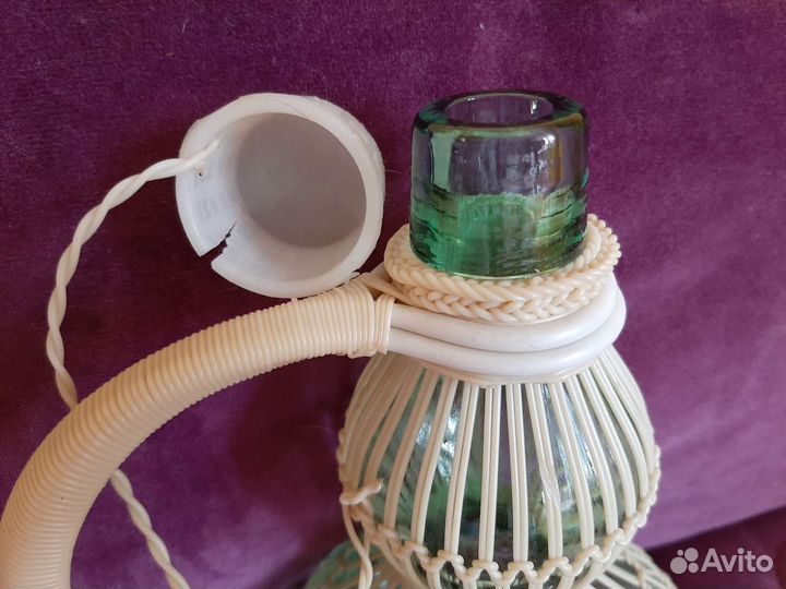 Бутылка СССР в оплётке с ручкой