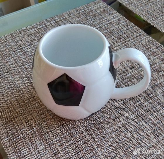 Кружка сувенир футбольный мяч