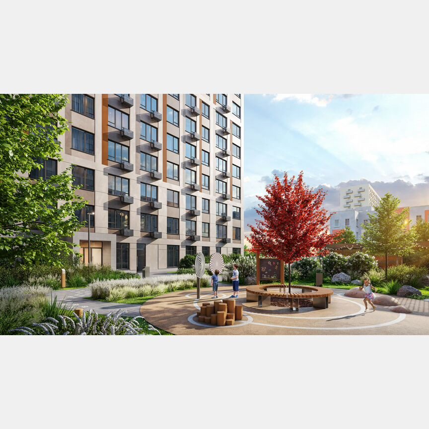 1-к. квартира, 35,6 м², 12/15 эт.