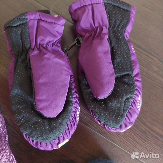 Шапка шлем и варежки Nels