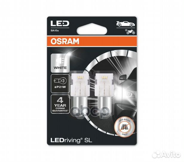 LEDriving SL (3поколение) 1,9W/12V P21W BA15S BLI2