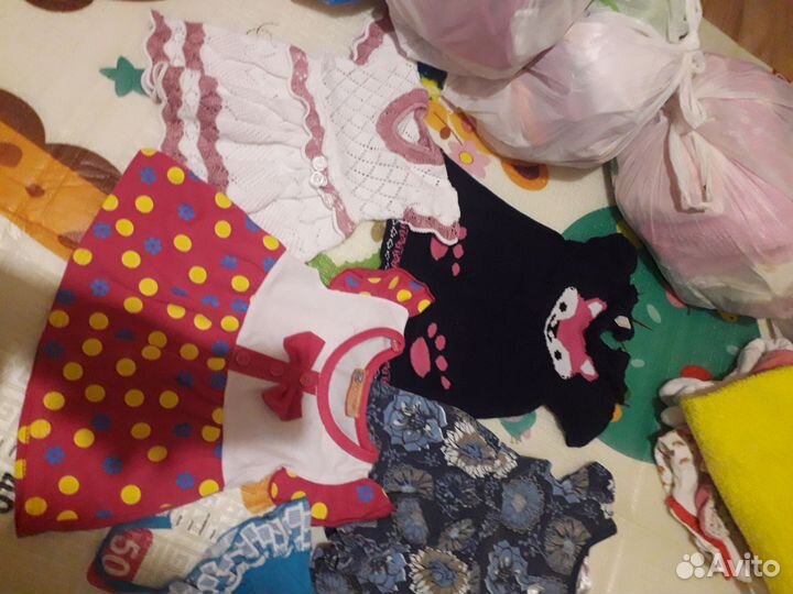 Вещи на младенца, вещи на девочку 62, пакетом