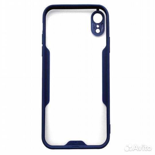 Чехол Apple iPhone XR накладка/силикон темно-синий
