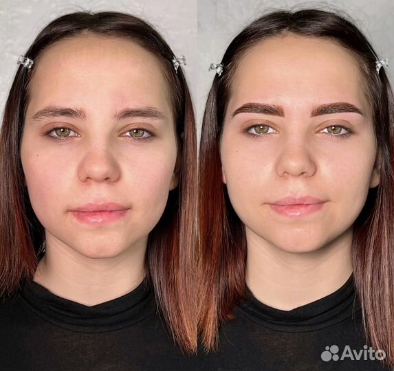Окрашивание бровей
