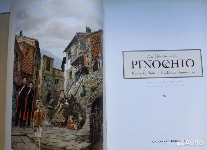 Книга Pinoccio большой формат Франция