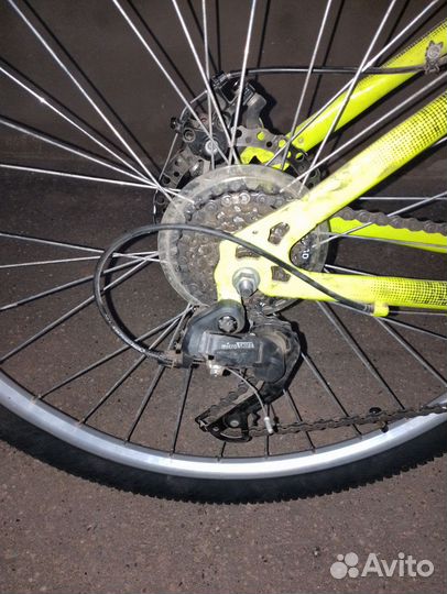 Велосипед скоростной бу foxx лаймовый цвет