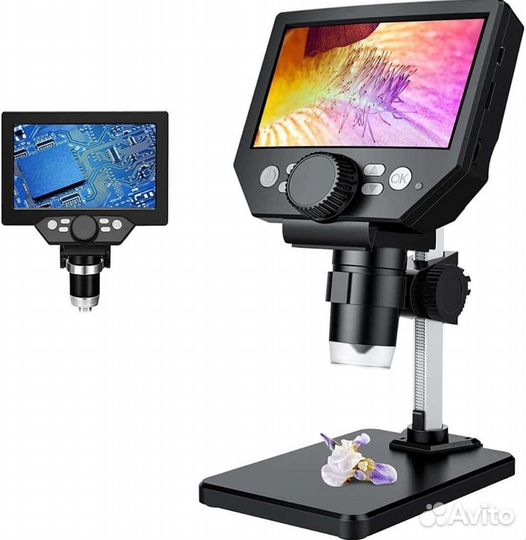 Новый цифровой микроскоп 1000х Металлическая платф