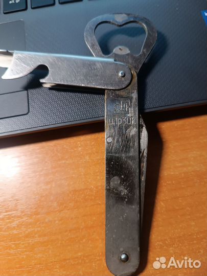 Перочинный нож открывашка СССР в чехле