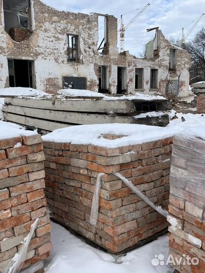 Кирпич красный бу