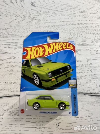 Hot wheels ford escort