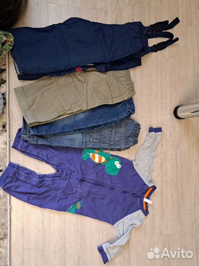 Пакет вещей на мальчика от 1 до 2 лет
