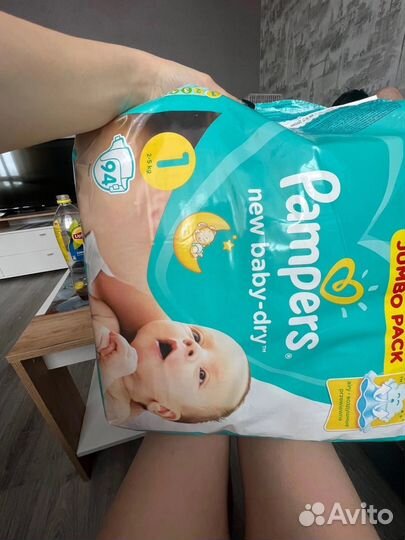 Памперсы детские размер 1