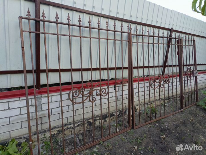 Продам ворота и калитка бу