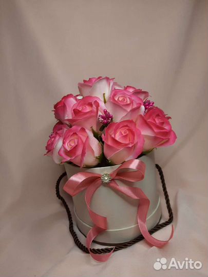 Оригинальный подарок для женщины букет из мыльных