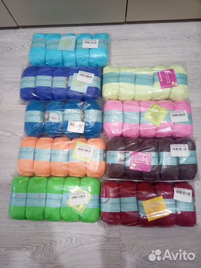 Пряжа пехорка, хлопок натуральный