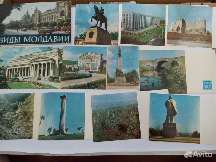 Наборы открыток с видами городов СССР