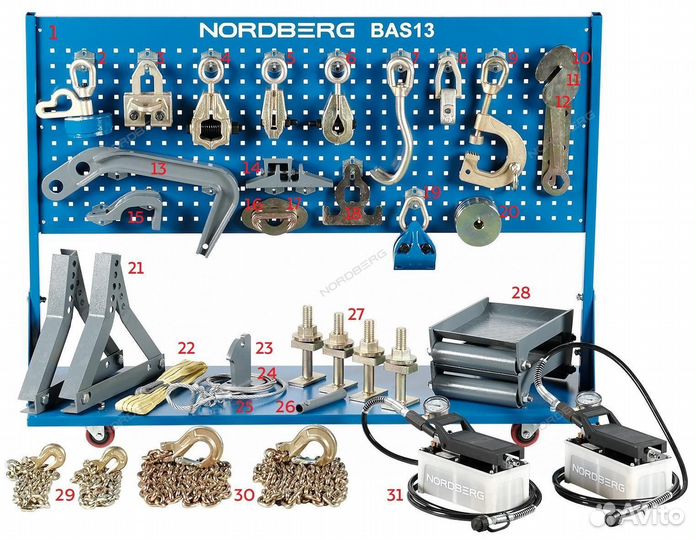 Стапель nordberg BAS13